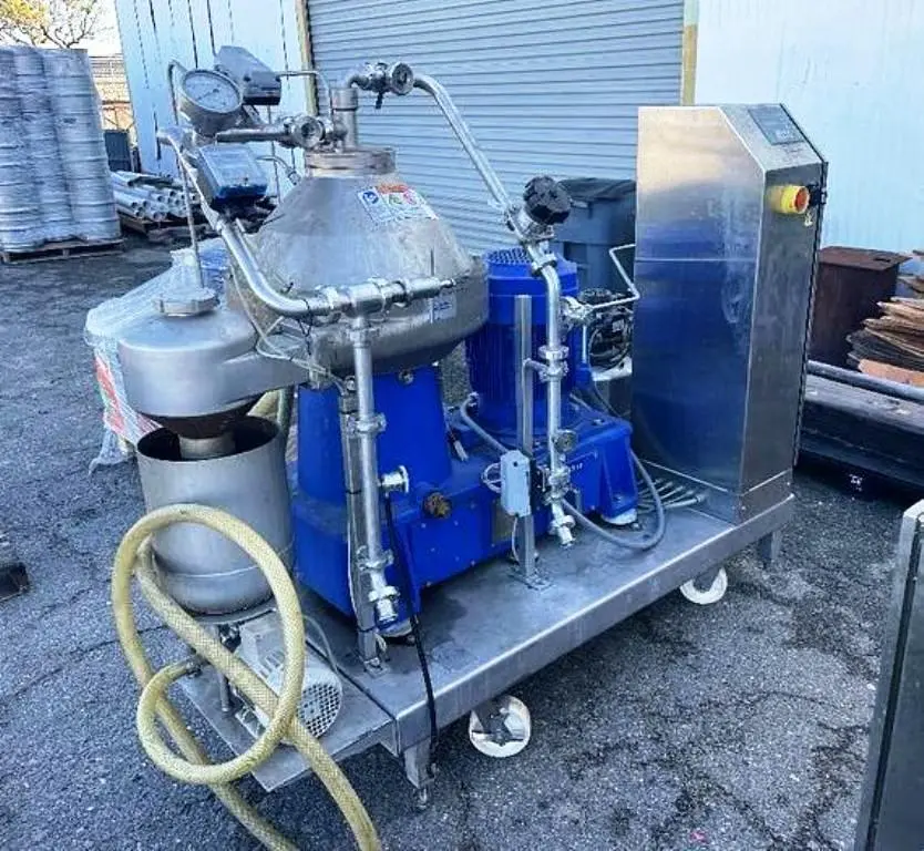 Alfa-Laval CLARA 80 VNPX 507 SGD-31GC clarifier skid, 316SS.