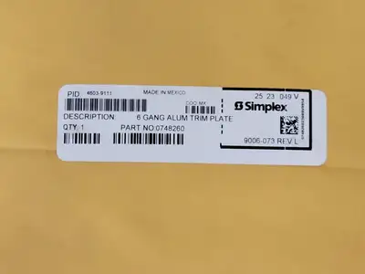 NEW SIMPLEX 0748260