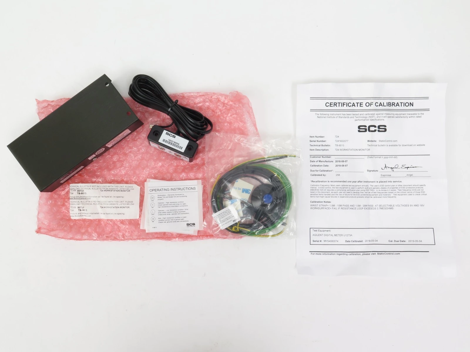 New | in-Stock SCS 00724 Test Equipment - Other California US | ANACAPA EQUIPMENT BROKERS, INC #1328519