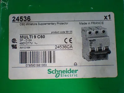 New | in-Stock SCHNEIDER ELECTRIC 24536 Circuit Breakers Ohio US | HGR 24 #1186283