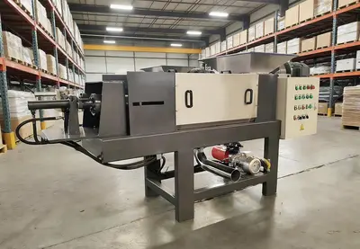 Press, Screw Press, Dewatering Machine, Model CT-200, Mild Steel, #5991718