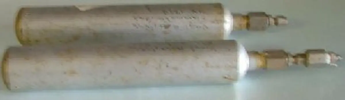 QTY. 2. SAMPLE CYLINDER CTC-DOT- 3 E 1800 M 9001 6...