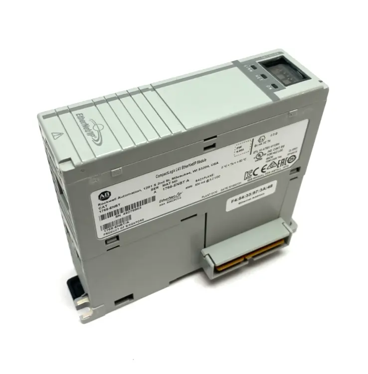 Used ALLEN-BRADLEY SER. A COMPACTLOGIX L4X ETHERNET/IP MODULE PLC Ethernet Equipment | Maverick Industrial Sales #1103129