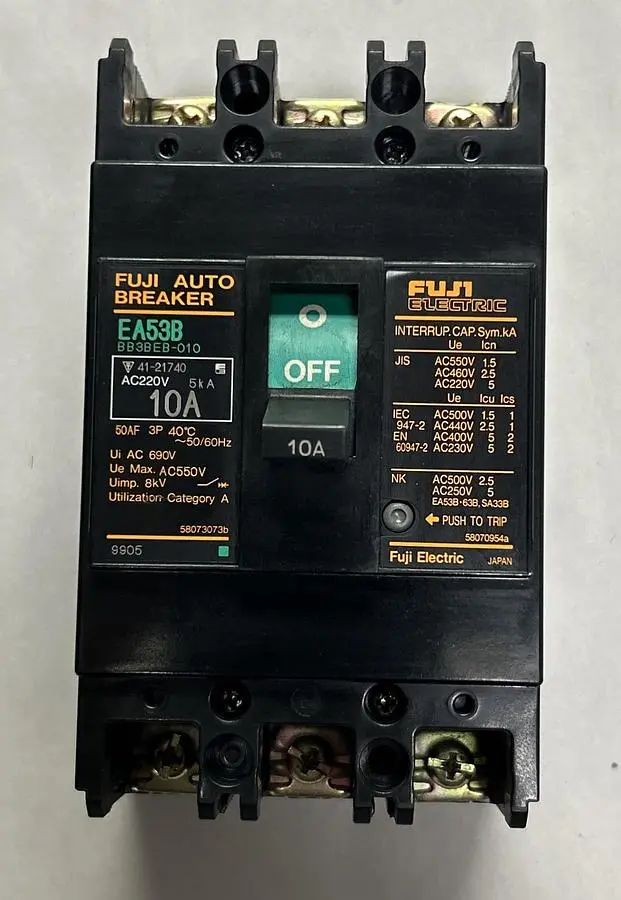 New | in-Stock FUJI ELECTRIC EA53B Miscellaneous Equipment (Electrical & Power) | Surplus Asset Holdings #1201720
