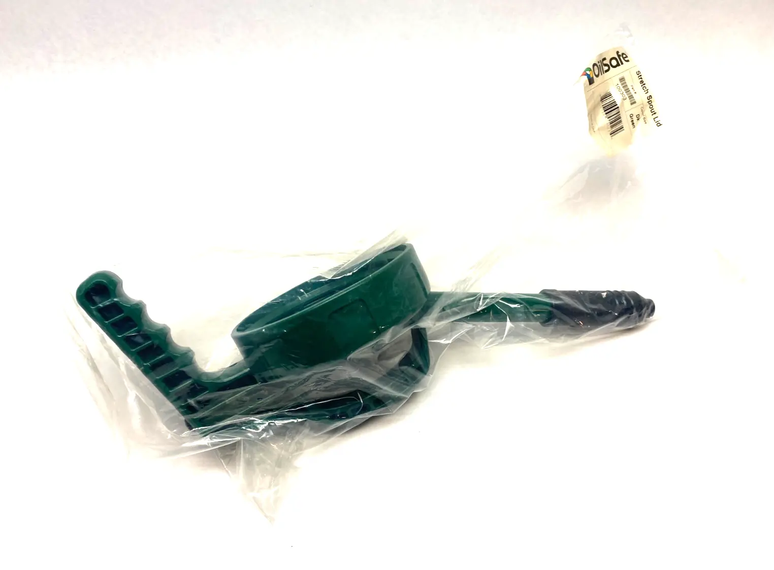 NEW OILSAFE STRETCH SPOUT LID, DARK GREEN