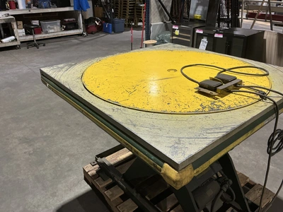 Used SOUTHWORTH LS4-36 HEAVY-DUTY ELECTRIC HYDRAULIC SCISSOR LIFT WITH ROTATING TOP Scissor Lifters Michigan US | Miedema Asset Management Group #1761519