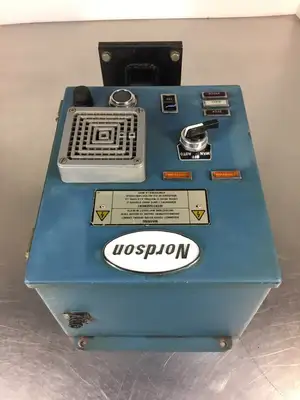 Nordson 809057B / AN92D01270 Warning Over / Under Control Panel. Loc.Wall