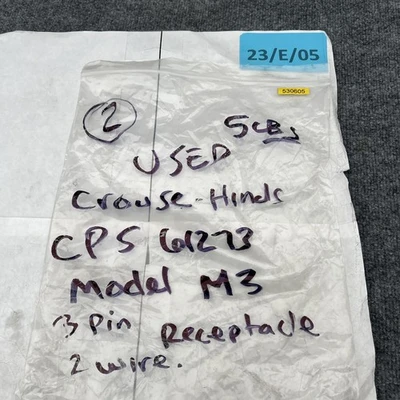 Used Crouse-Hinds CPS 61273 Electrical Fittings California US | Davliegogo LLC #1706847