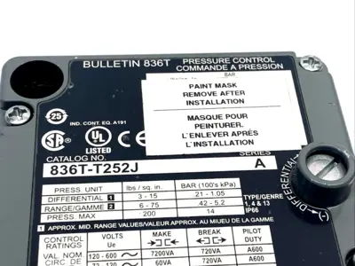 USED ALLEN BRADLEY 836T-T252J