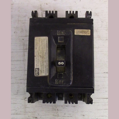 Federal Pacific Electric FPE 3 Pole 50 Amp Breaker