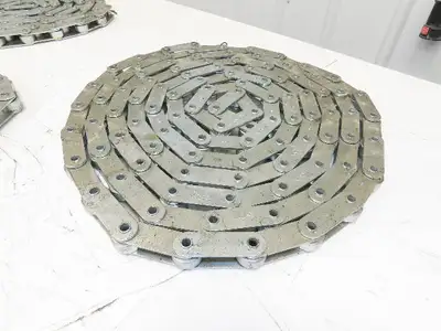 ZMC 250 Conveyor Attachment Roller Chain 50mm Dbl Pitch 5 Piece Total 18.825m