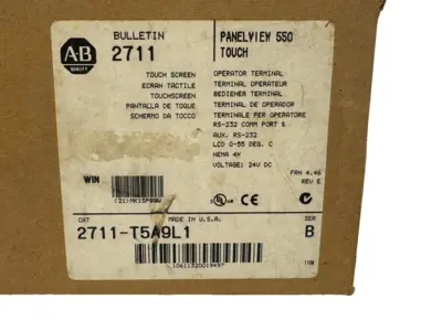 ALLEN BRADLEY 2711-T5A9L1 PANELVIEW 550 SER. B NEW SURPLUS