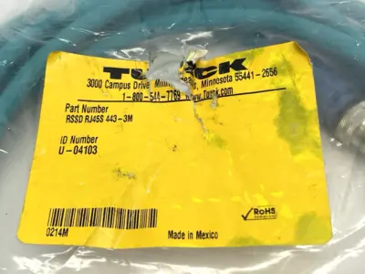NEW TURCK RSSD RJ45S 443-3M, U-04103