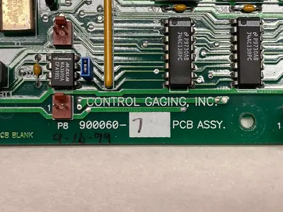Used CONTROL GAGING 900060-001D Miscellaneous Equipment (Electrical & Power) | Surplus Asset Holdings #1197638