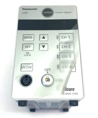 USED PANASONIC AICURE LED SPOT TYPE UV CURING MACHINE 4-CHANNEL