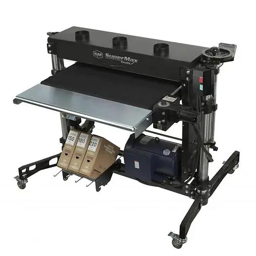 NEW SUPER MAX 37×2 DOUBLE DRUM SANDER