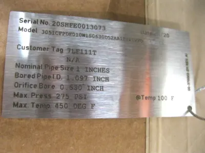 NEW Rosemount 3051 CFP DF010W1S0630D52AA1P1V1V2QC1Q8Q4E5M5CNG7377