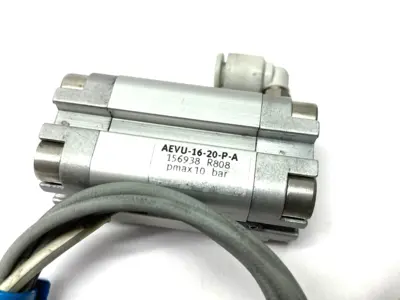 Used Festo Compact Pneumatic Cylinder 20mm Stroke Pneumatic Cylinders Michigan US | Maverick Industrial Sales #1473717