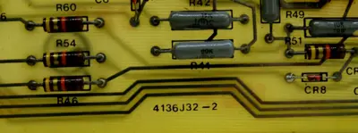 USED GENERAL ELECTRIC 4136J52-G1 STANDARD SUMMER BOARD 4136J32-2 4136J52G1