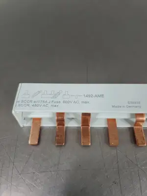 Allen-Bradley 1492-AME Terminal Busbar, 600VAC, 6.5", 9 Prong. 4B-37