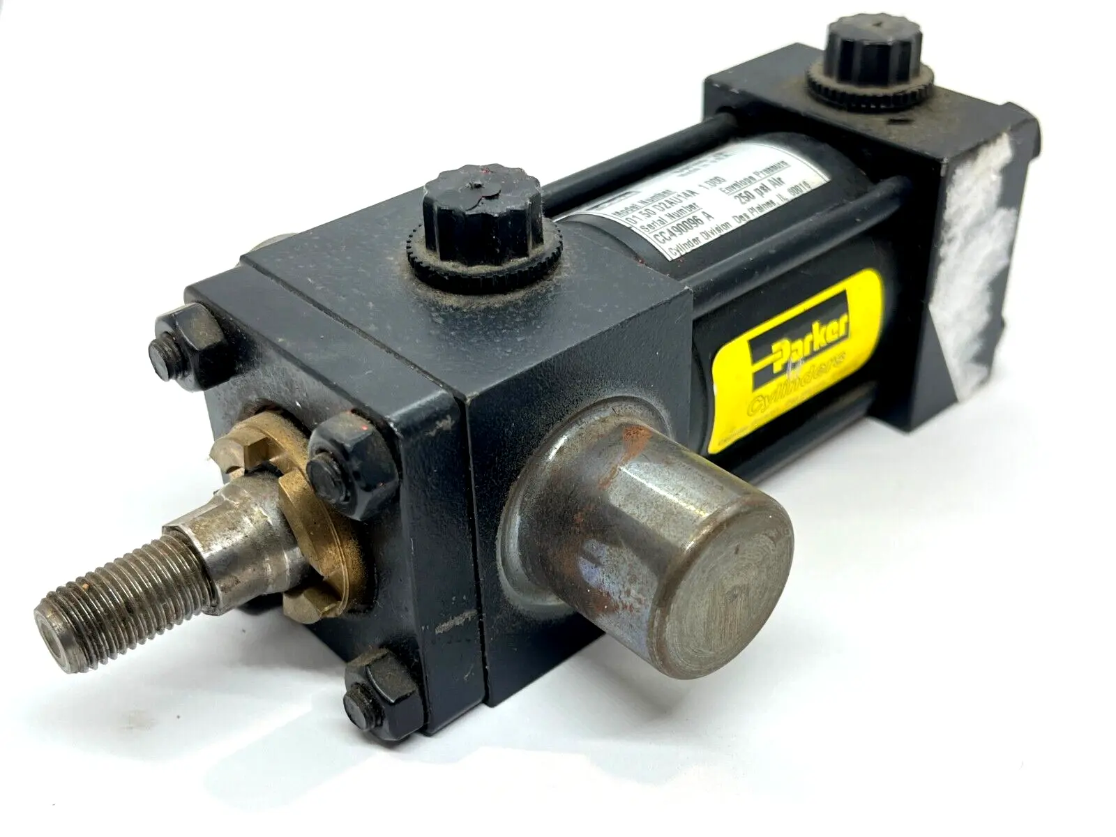 01.50 D2AU14A 1.000 | Parker  Pneumatic Cylinder Series 2A 250 PSI - Used