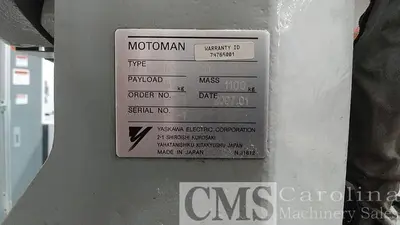 USED MOTOMAN INDUSTRIAL ROBOT