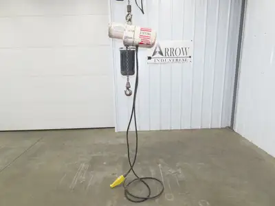Coffing JF 1/4 Ton Electric Chain Hoist 16 FPM 9' Lift 230/460V 3PH