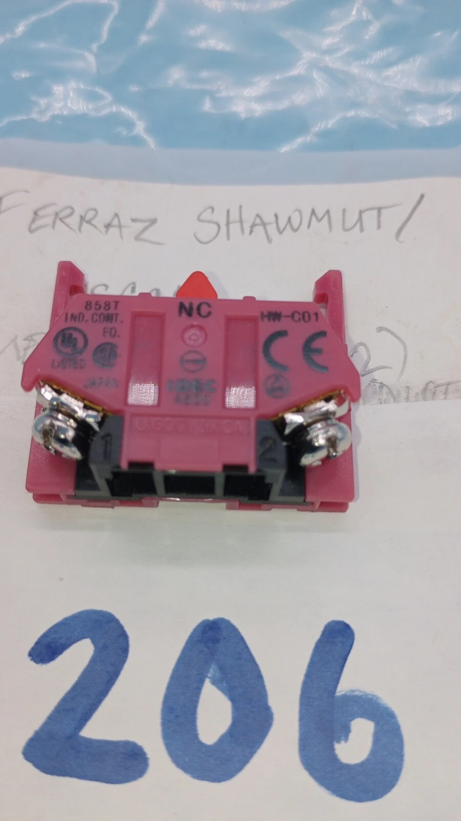 USED IDEC Contact Block