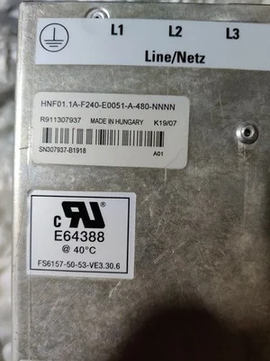 USED REXROTH HNF01.1AF240E0051A480NNNN