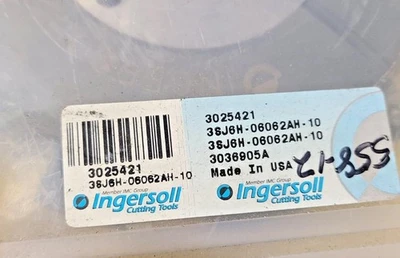 INGERSOLL FACE MILL Slot indexable Milling Cutter 3SJ6H-06062AH-10