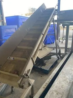 13'L Cleated Incline Conveyor