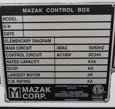 2016 MAZAK NEXUS VCN 700E/40-II CNC, Machining Centers | Machinery Central (19)