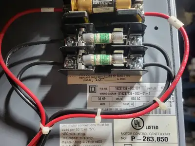 USED SQUARE D MODEL 6