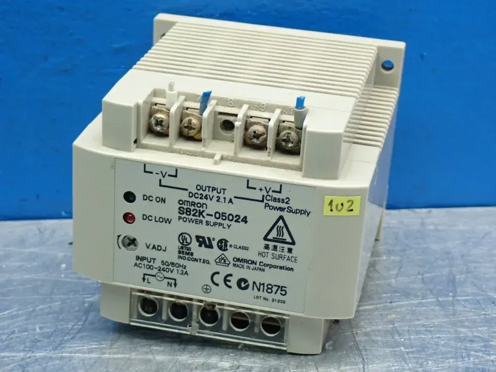 Used OMRON S82K05024 Power Supplies | HGR 24 #738811
