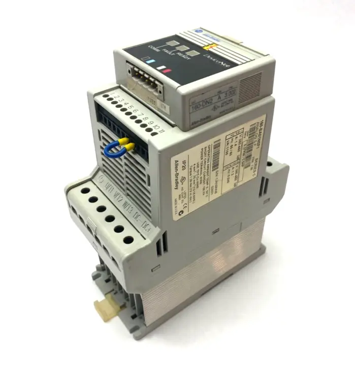 Used ALLEN-BRADLEY SER. C DEVICENET PRESET SPEED CONTROLLER 0.5HP 0.37KW PLC Ethernet Equipment | Maverick Industrial Sales #1107921