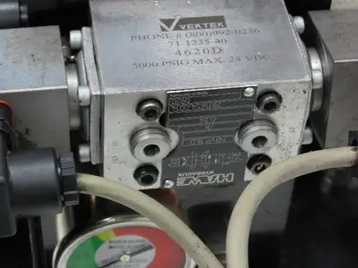 Vektek Vector Flo Hydraulic Manual Workholding Pump Power Pack 2.5gal 5000psi