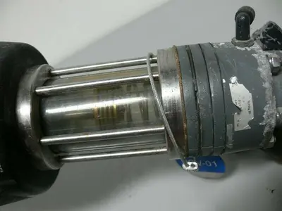 USED ITT PURE-FLO DIAPHRAGM ACTUATOR 2" & 3" SANITARY W/ CONOFLOW GT2108ED TRANSDUCER