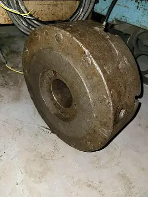 12'' Flat Mount 3 Jaw Lathe Chuck 4 1/4'' Thickness w/3'' Thru Hole