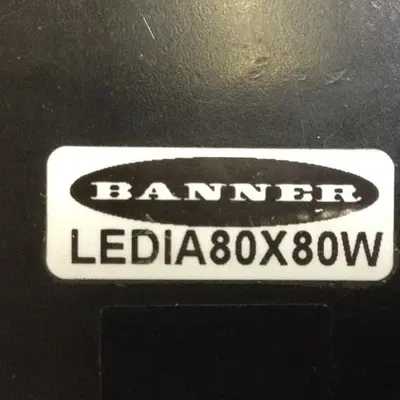 USED BANNER ENGINEERING LEDIA80X80W