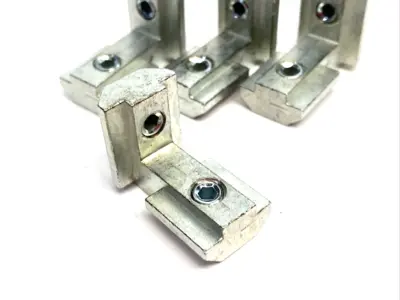 USED 80/20 HIDDEN CORNER CONNECTOR: INSIDE-INSIDE 15, 30, 40 SERIES