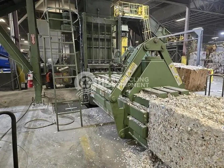Used BOLLEGRAAF HBC40 HORIZONTAL AUTO TIE Balers Massachusetts US | US Recycling Equipment #1319620