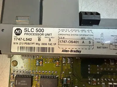 Allen Bradley 1747-L542 /B Rev 3 SLC 500 5/04 CPU (4.3.3)