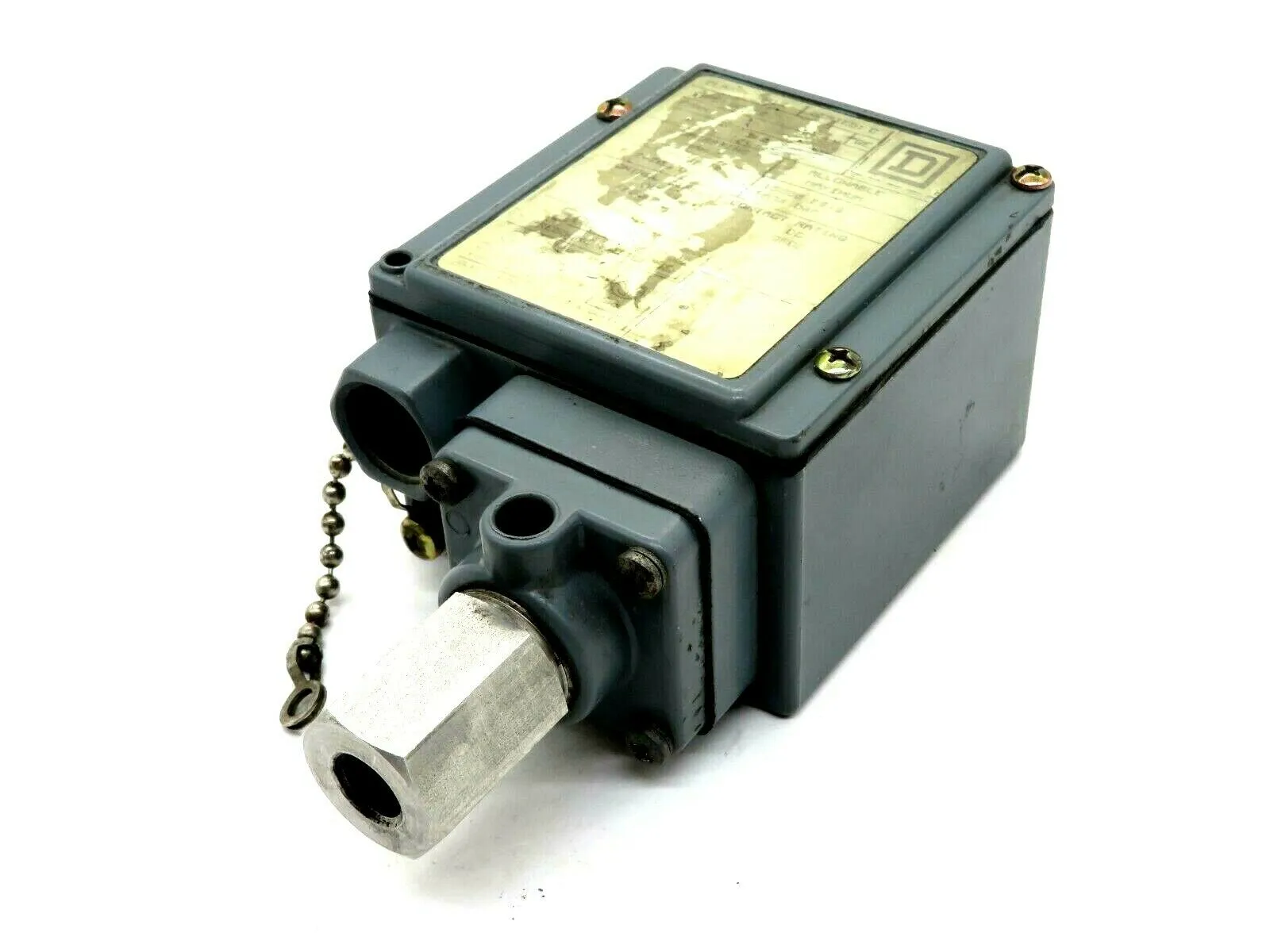 USED SQUARE D 9012-GCW-2 PRESSURE SWITCH SER.C 9012GCW2
