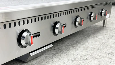 171-0441 60" 5-Burner Gas Thermostatic Griddle