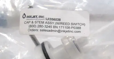 NEW INKJET IJI356038 CAP & STEM ASSEMBLY W/REED SWITCH