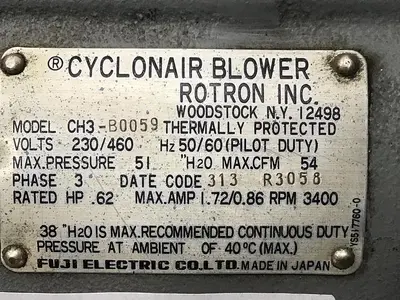 USED FUJI ELECTRIC CH3-B0059