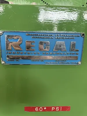 8,000 LB X 18" X .187" REGAL COIL CRADLE & STRAIGHTENER. STOCK #1227024