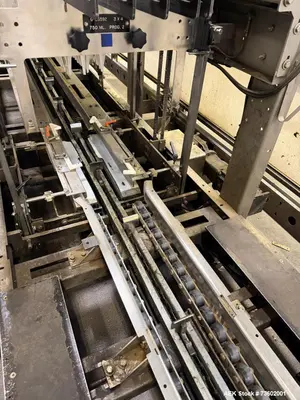 Used Hartness Model 2800 Automatic Drop Case Packer | High-Speed End-of-Line Packaging System