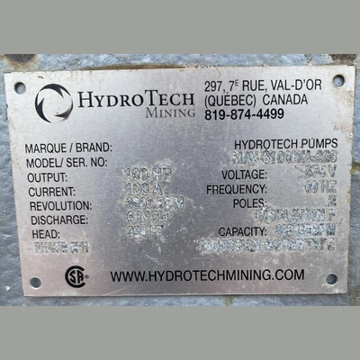 USED HYDROTECH MAV-6100HH-228