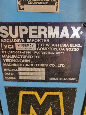 1996 SUPERMAX 2GS-16 Universal Mills | Myers Technology Co., LLC (2)